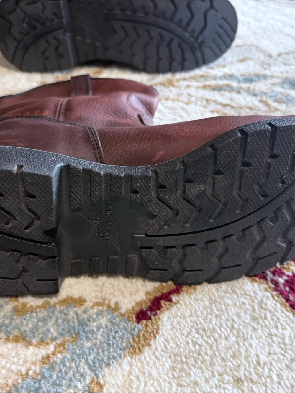 Red Wing Shoes DynaForce Men's Brown Leather Pull-On Work Boots